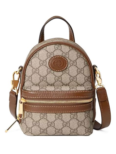 tan interlocking g gucci backpack|farfetch Gucci backpack.